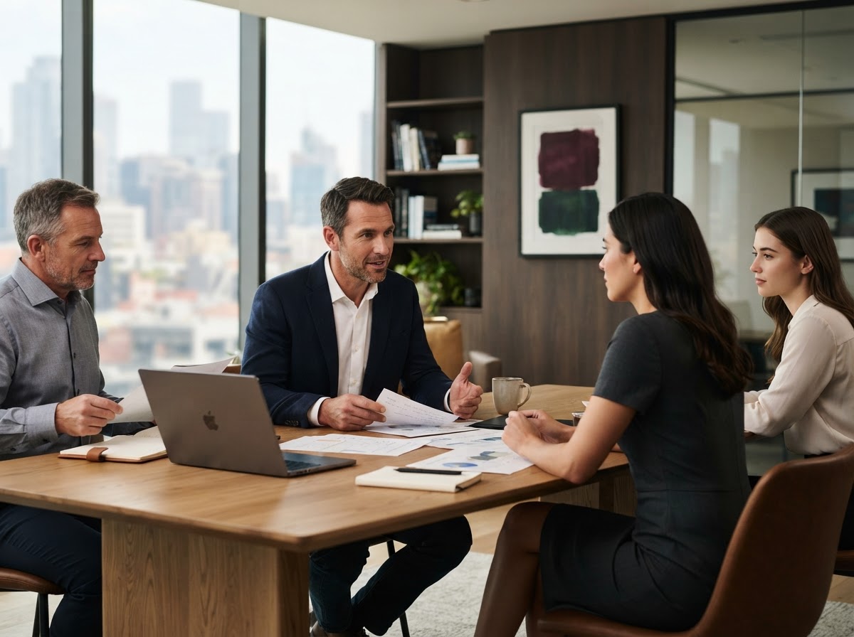 BTC-Unitra S320 team reviewing portfolio methodology